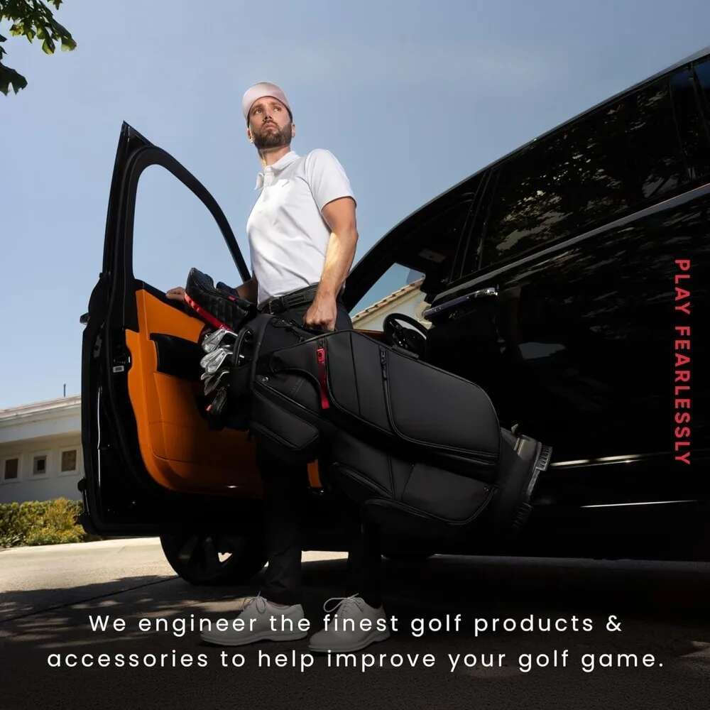 Cart Bags, GT-14 Bags for Men Women, 14-Way Dividers with Premium Materials & Magnetic Pockets - Golf Bag Capacity