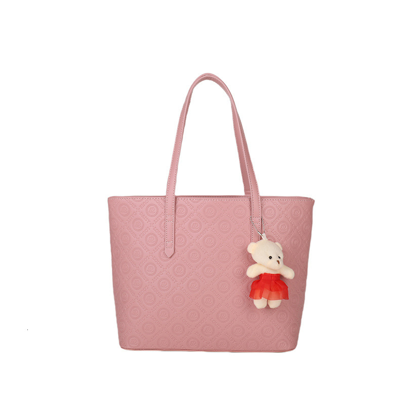 Women 2025 New Style Simple Fashion Large Capacity Letter Printed Handheld Shoulder Tote Bag