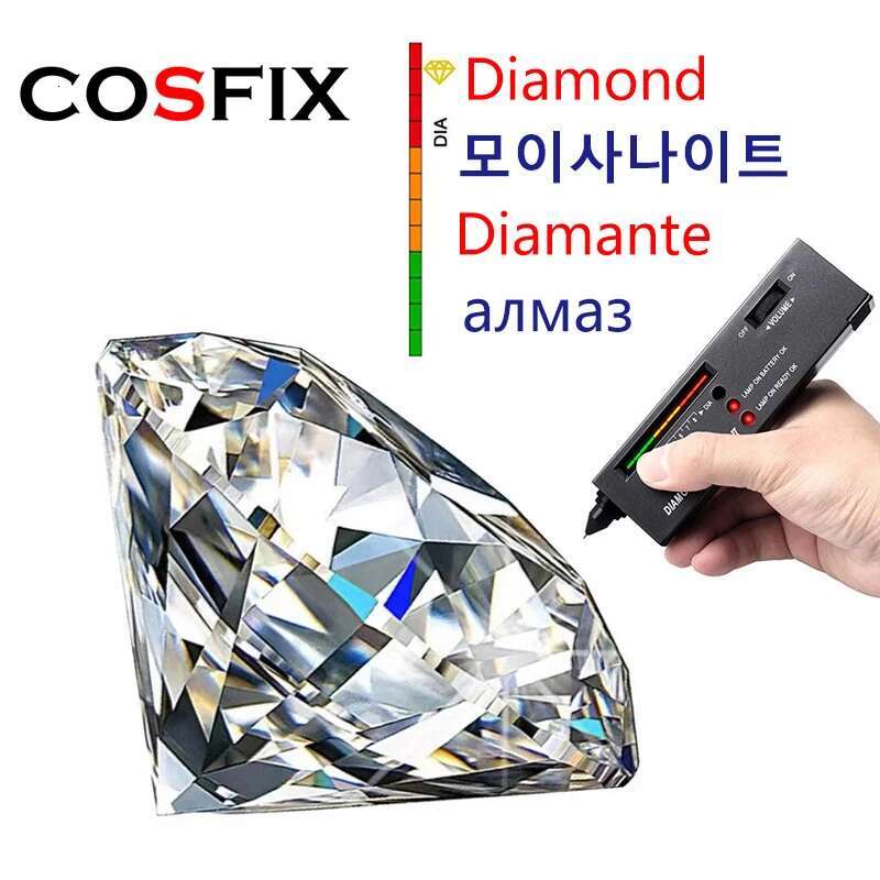 COSFIX D Color 1.0mm Full Moissanite Stud Earring S925 Silver Plate Pt950 Band Simple Versatile Fine Jewelry for Wholesale