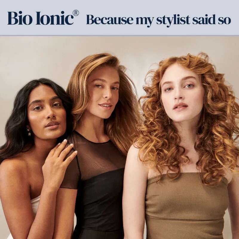 Bio Ionic Long Barrel Styler, 1.25" Iron, Curling Wand, Adjustable Heat Hair Curler