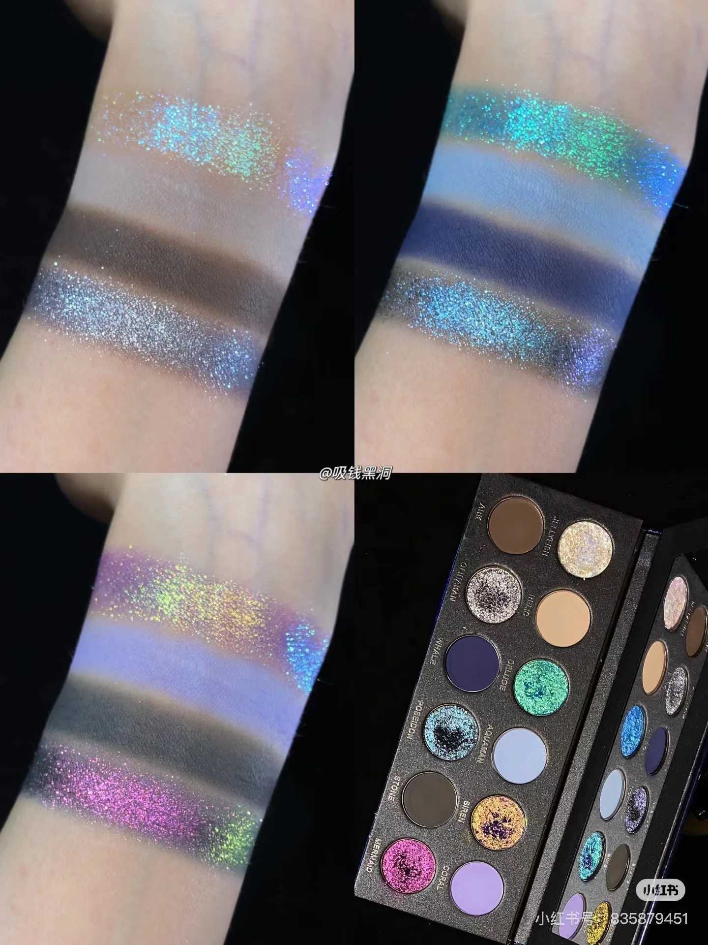 KRYPTEIN BURNT FOREST 12 Color Eyeshadow Tray Fine Shimmer Matte Chameleon Eyeshadow Cosmetic W250520
