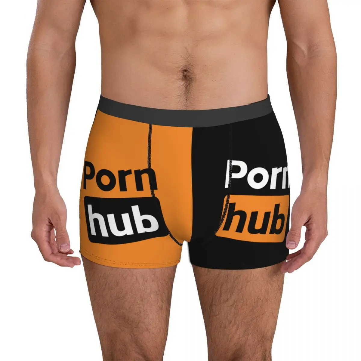 Men's underwear with printed patterns, men's boxer shorts, men's trendy and comfortable tight quadrangle shorts X241207