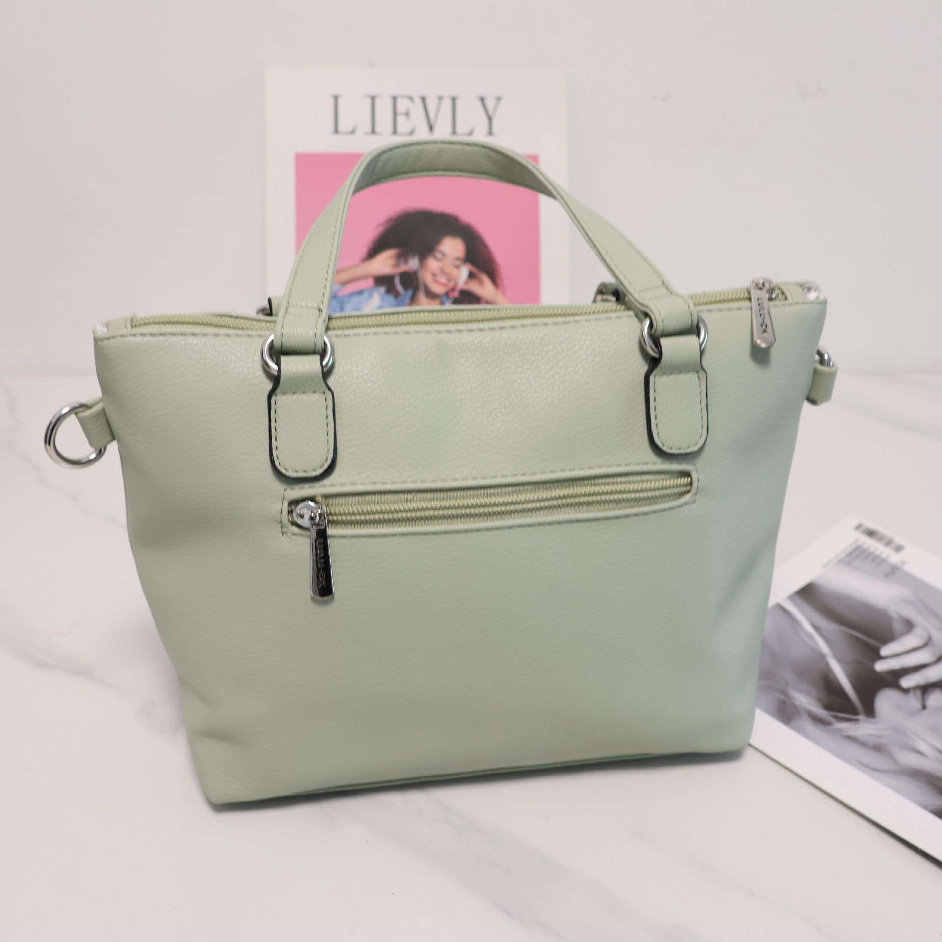 Solid Color 2025 New Collection Single Shoulder Diagonal Cross Women's Handbag