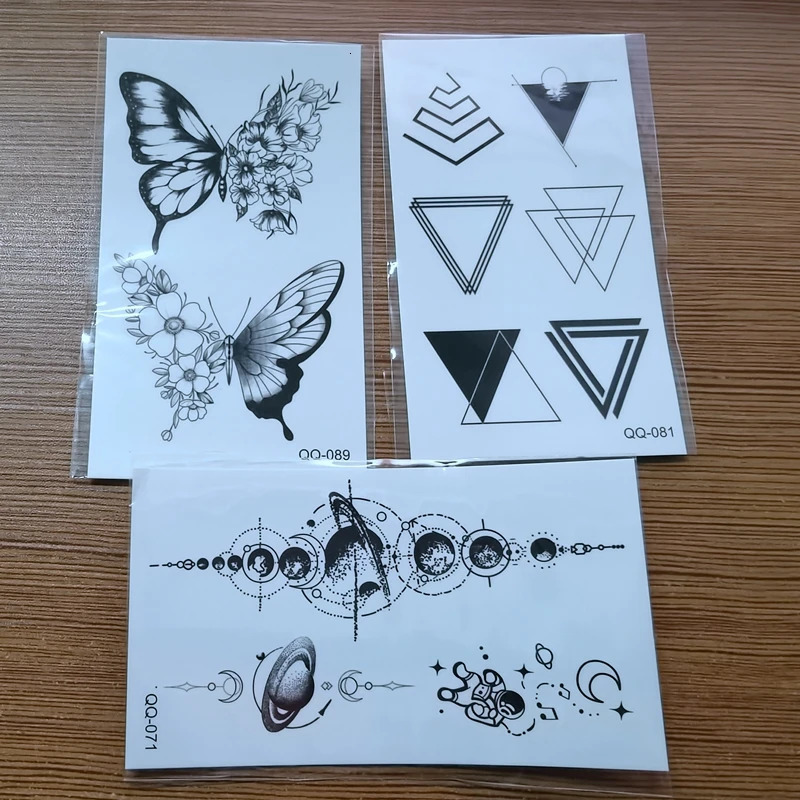 100 Piece Small Totem Animal Waterproof Temporary Tattoo Sticker Men Women Wholesale Flower Body Art Fake Sexy Arm Tattoo Set 250515
