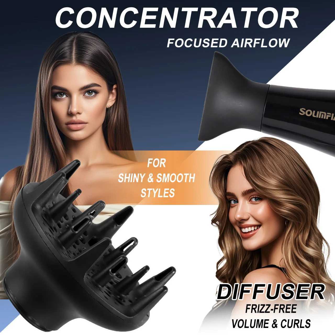 6-Level Professional Hair Dryer Salon Industrial Grade Quick Drying High Temperature Hair Styling Tool Barbecue for Home z250520
