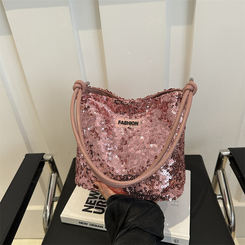 Free Delivery Designer Bag Sequin Fashion Korean Single Shoulder In Spring/summer 2025: A Small Crowd On The Internet Fashionable Underarm Bag Outgoin