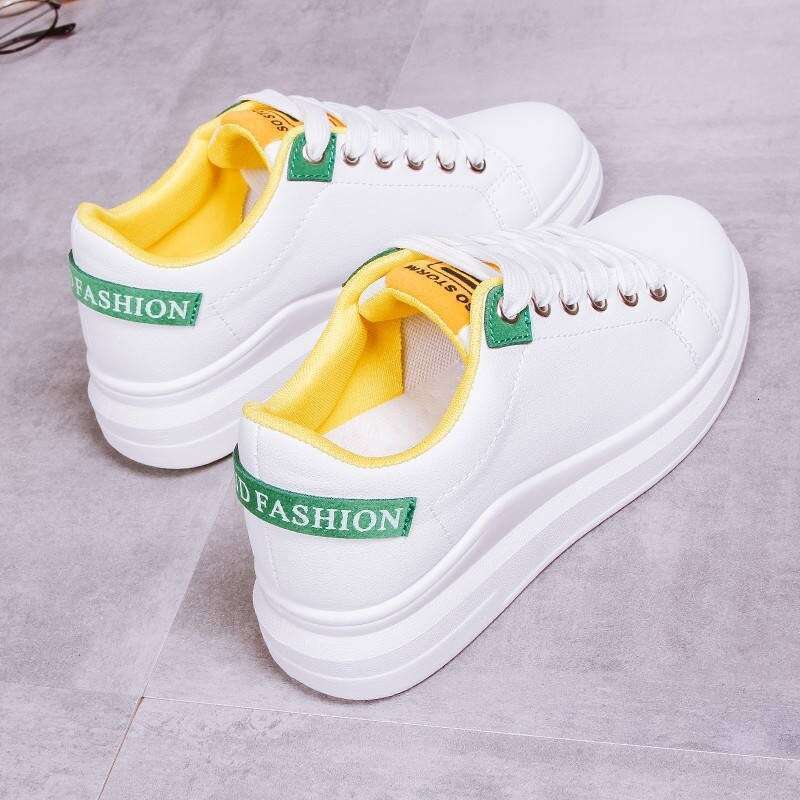 White 2021 Summer New Korean Edition Student Breathable Thick Bottom Casual Flat Women's Shoes