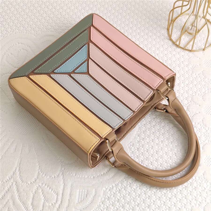New Totes For Women Handbag Fashion Female PU Bag Pink Square Crossbody Shoulder Bags Ladies Handbags Bolsas
