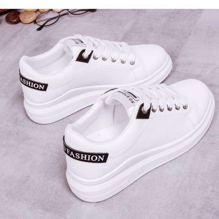 White 2021 Summer New Korean Edition Student Breathable Thick Bottom Casual Flat Women's Shoes