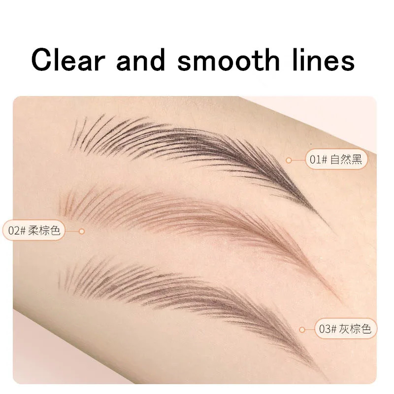 Matte Hard Eyebrow Pen Microblading Brows Definer Enhancers Easy To Apply Pencil Permanent Natural Waterproof Eyebrows Paint 250515