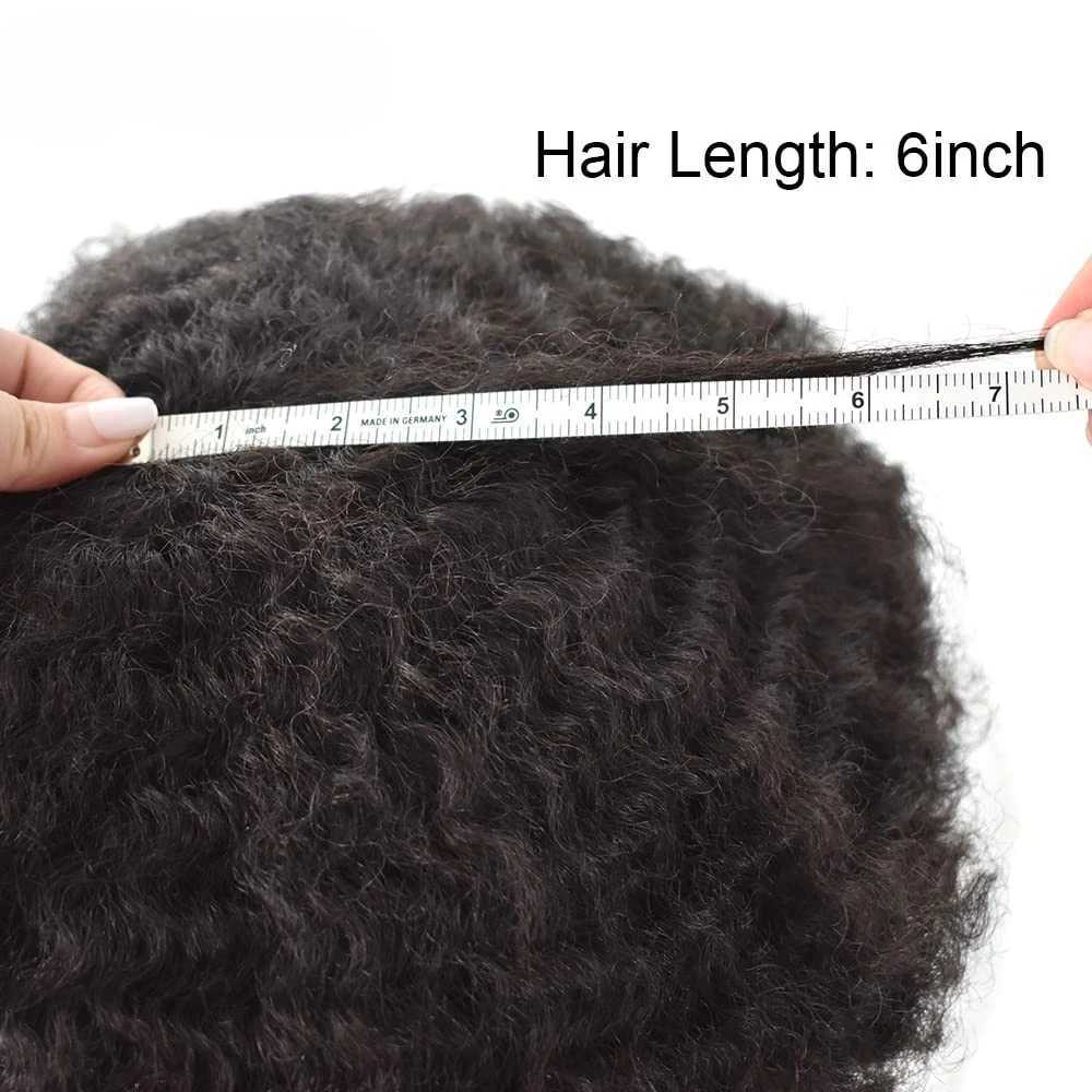 Queen Curly Hair Skin Men Toupee Durable Injection Pu Hair System For Black Men Human Hair Wigs Male Hair Prosthesis Wigs For Man z250520