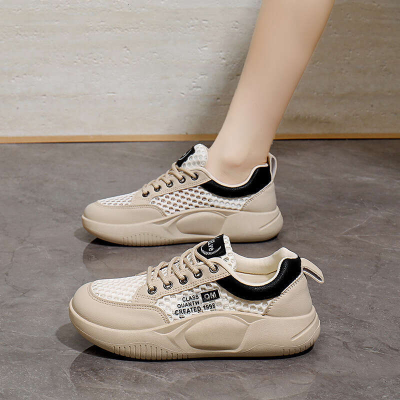 2025 Summer New Breathable Ins Trendy Korean Edition Mesh Student Street Photography Running Sports and Leisure Shoes XQ5718
