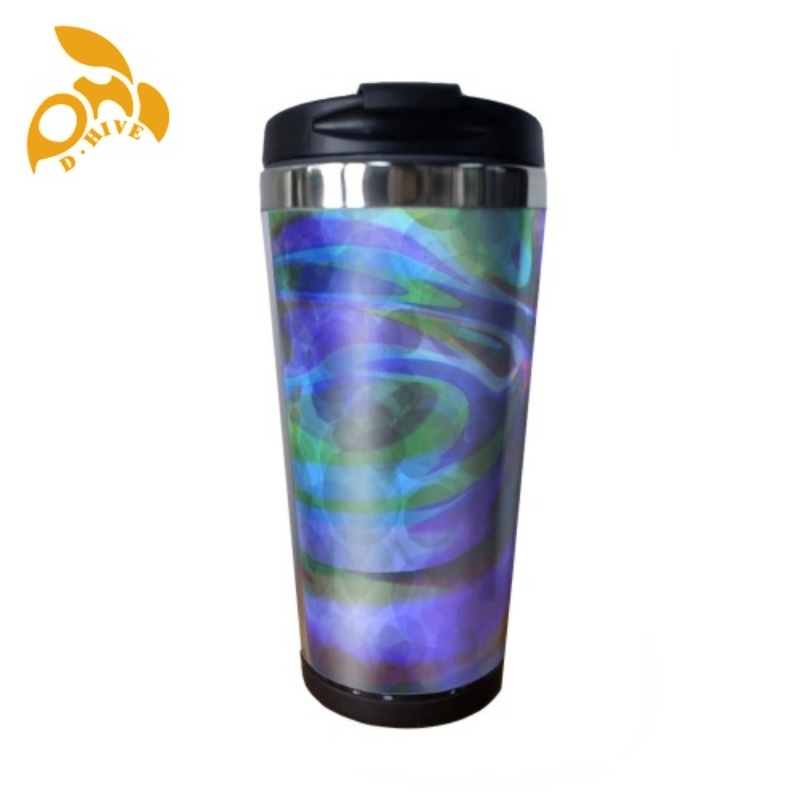 Free Shipping Professional Customized Water Cu Large-capacity handle car cup Coffee cup 15oz/440ml straw drink bottle Stainless Steel 304