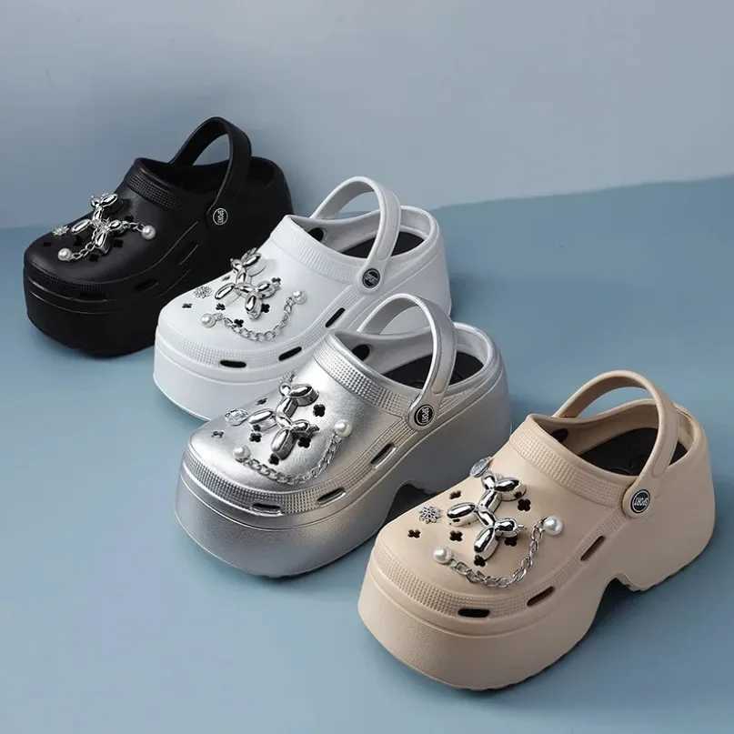 House Cloud Slipper Clog Woman charm Sandals Flip Flops Beach Non Slip Home Shoe High Heel Platform Female Slides Ladies Outdoor M250520