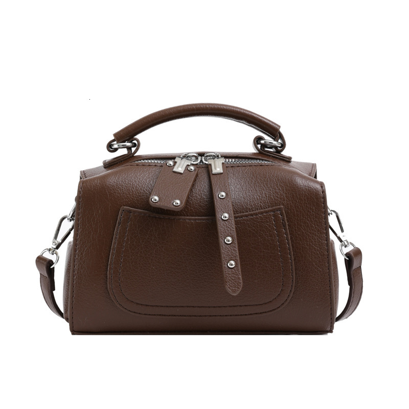 2023 New Trendy Fashionable Shoulder with High Quality and Western Style Handbag Boston Pillow Bag
