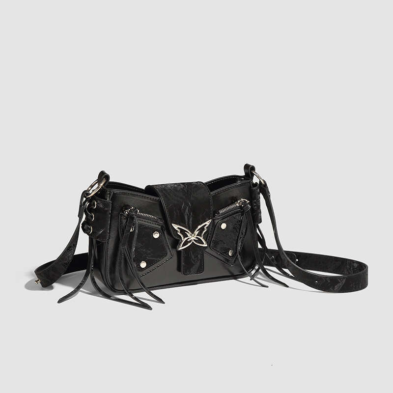 Women's Bags Designer Millennium Spicy Girl Butterfly Motorcycle For Women New Model, Niche, High-End, Sweet And Cool, Versatile Single Shoulder 