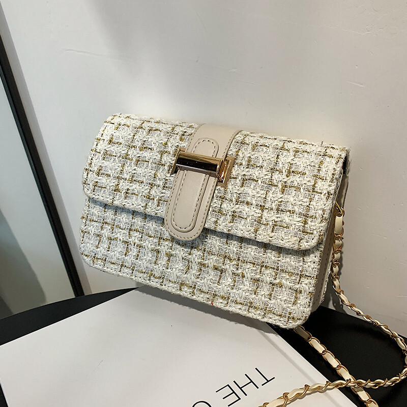 Free Delivery Designer Bag Autumn Handheld INS For Women 2025 Popular Fashion Simple Shoulder Net Red Crossbody Small Square Bag Luxury Bag