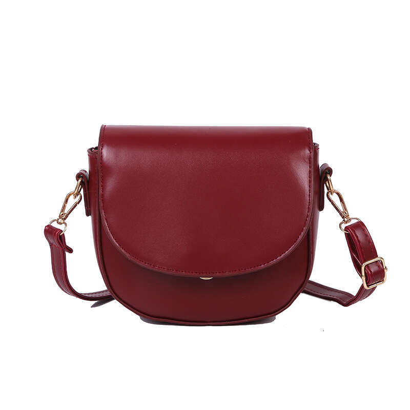 Women's Bags Designer Texture Small For Women 2019 Autumn/Winter New Korean Crossbody Saddle Fashionable French Minority Shoulder Bag