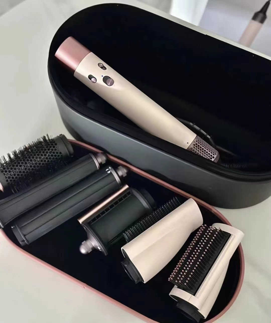 Sunset Rose Curling iron: Multi-functional hair care for quick styling