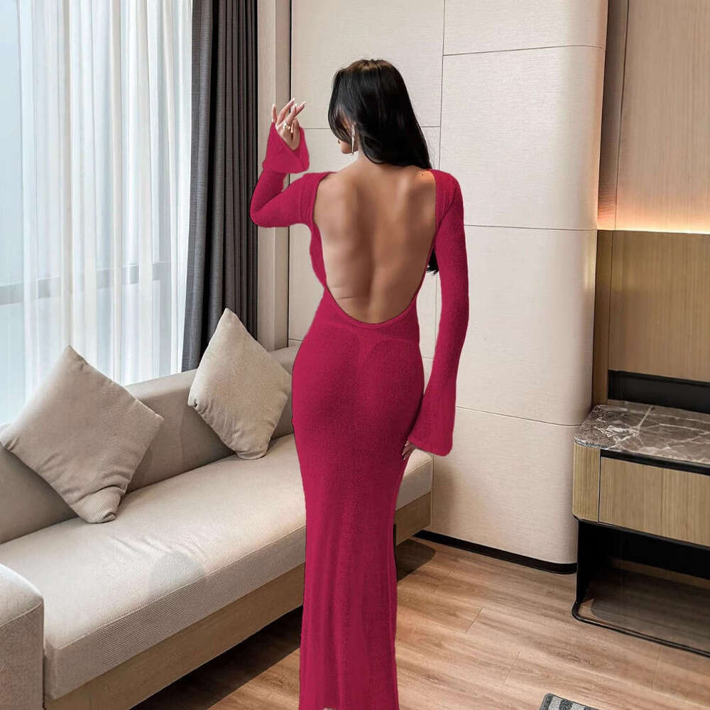 Halter Dress New Beach Sunscreen Hoodie Long Sleeve Sexy Backless Skirt Women S Summer Dress Maxi Dress