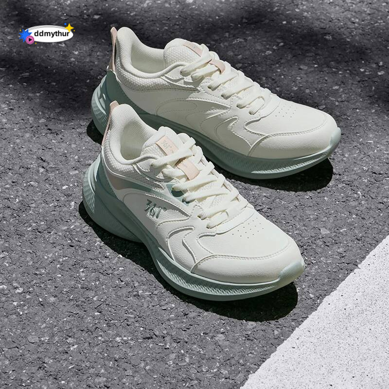 361 Degrees Women Running Shoes New Leather Lightweight Soft Trendy Casual Durable Versatile Stable Female Sneakers 682442217 ddmythur