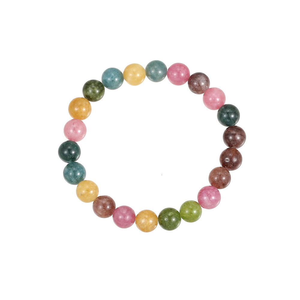 New Chinese style prayer pendant dopamine round bead bracelet, candy necklace, a colored night market scenic area jewelry