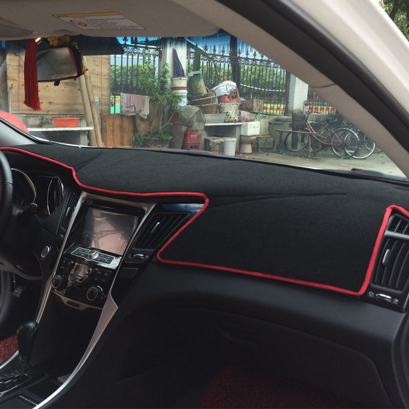 For Sonata 8th Generation 2010 2011 2012 2013 2014, Dashboard Sunshade Cover, Front Windshield UV Protection, Heat Blocking Sun Visor Pad, Car Interio