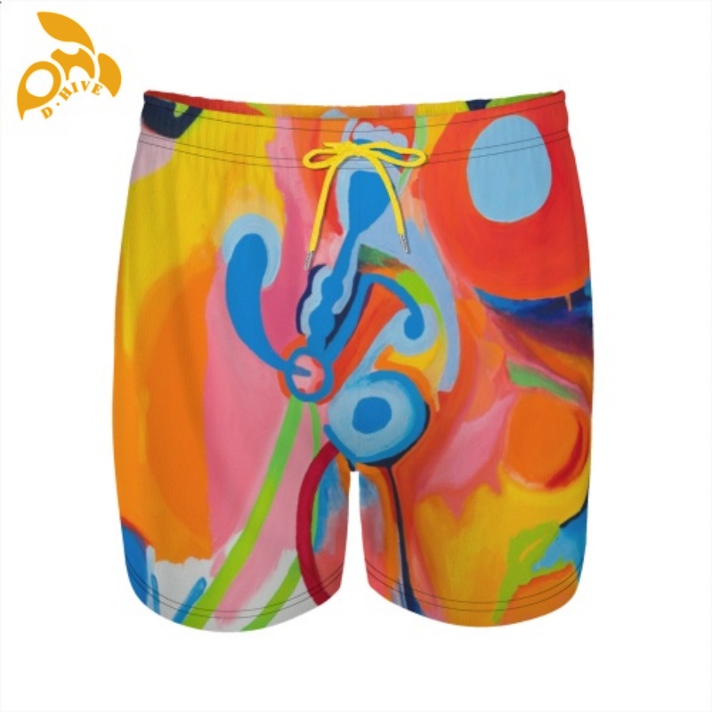 Free Shipping Summer New Fashion designer men's polyester short sport beach pants outdoor size S-3XL