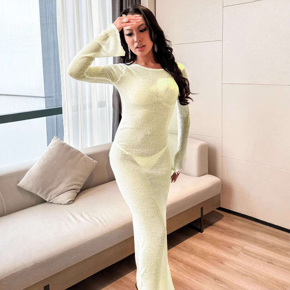 Halter Dress New Beach Sunscreen Hoodie Long Sleeve Sexy Backless Skirt Women S Summer Dress Maxi Dress