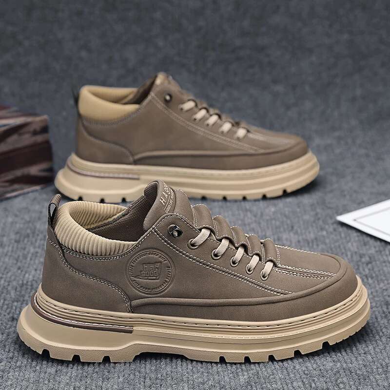 Designer casual shoes ML2025 New Trend Explosive Fashion British Boots , Everyday Lace Up Boots