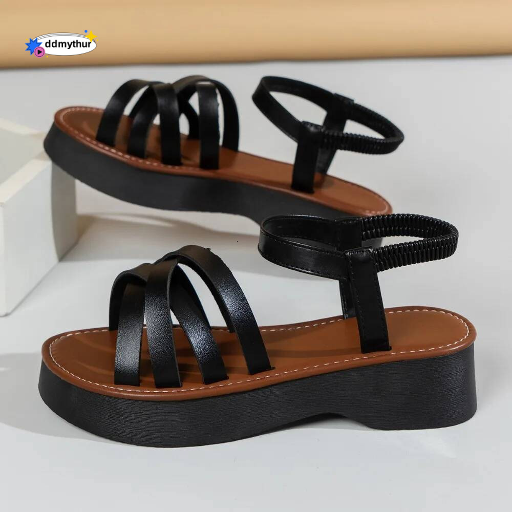 2024 Summer Travel Women Shoes New Sole Durable Sandal Ladies Outdoor Beach Slippers Platform Sandals ddmythur