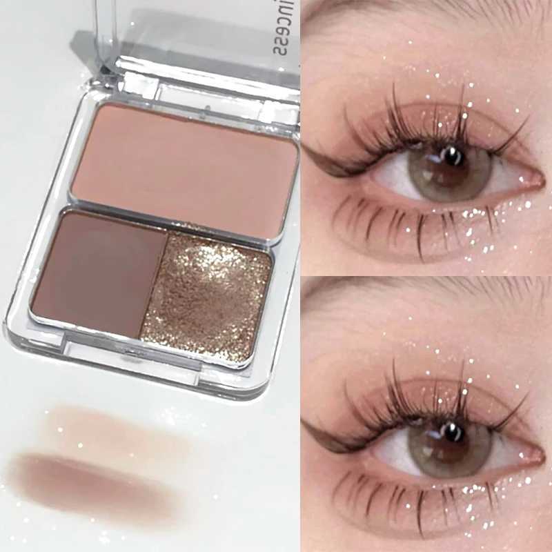 3-Color Pink Orange Eyeshadow Palette Facial Blush Shimmer Matte Low Saturation Eye Shadow Makeup Palette Eye Pigments CosmeticsXJ250520