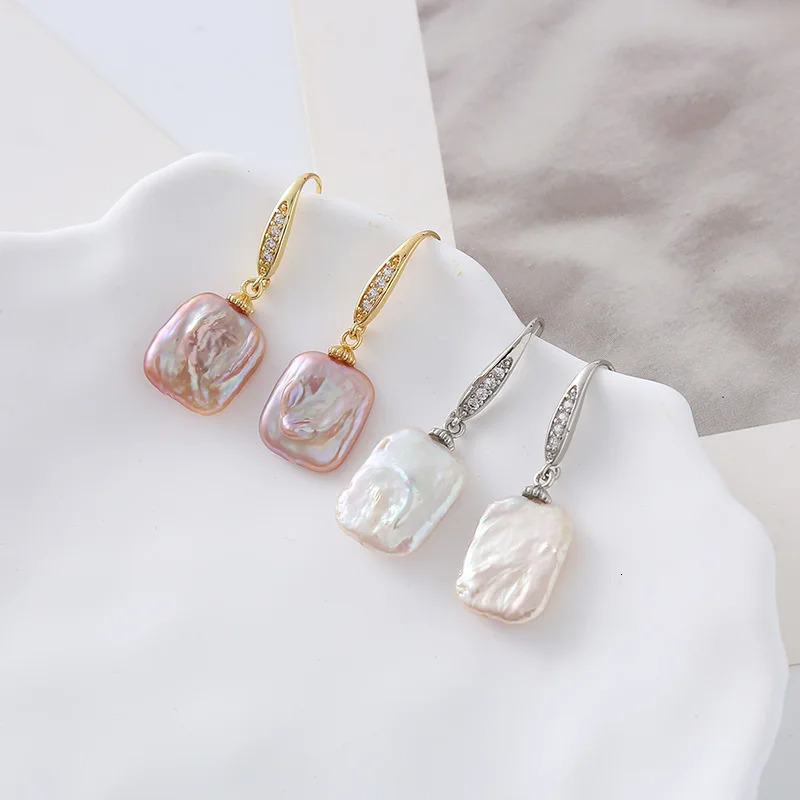 Sell 100% Natural Baroque Freshwater Pearl 14K Gold Filled Female Drop Earrings Jewelry For Women Anti Allergy Gifts 250517