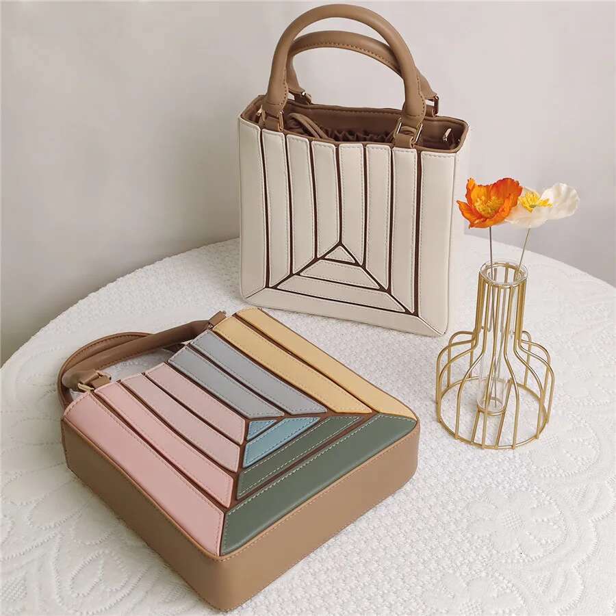 New Totes For Women Handbag Fashion Female PU Bag Pink Square Crossbody Shoulder Bags Ladies Handbags Bolsas