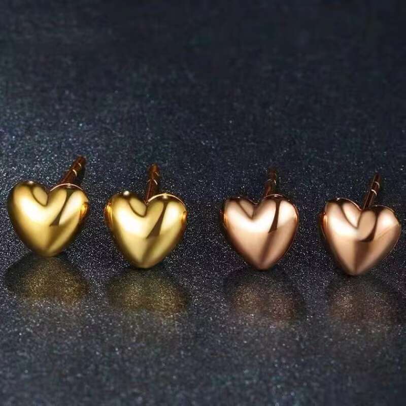 fashionable AU750 pure gold for women's brides' engagement and wedding boutique jewelry earrings