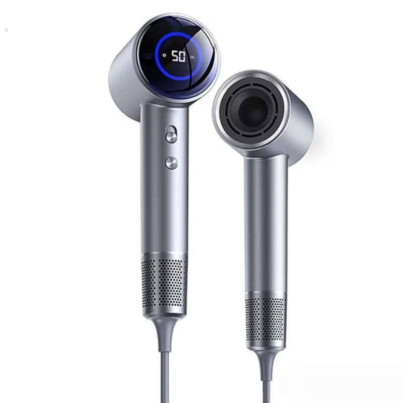 LCD Display 110,000RPM Strong wind High-speed for Fast Dry Negative Ionic Professional Hair Dryer