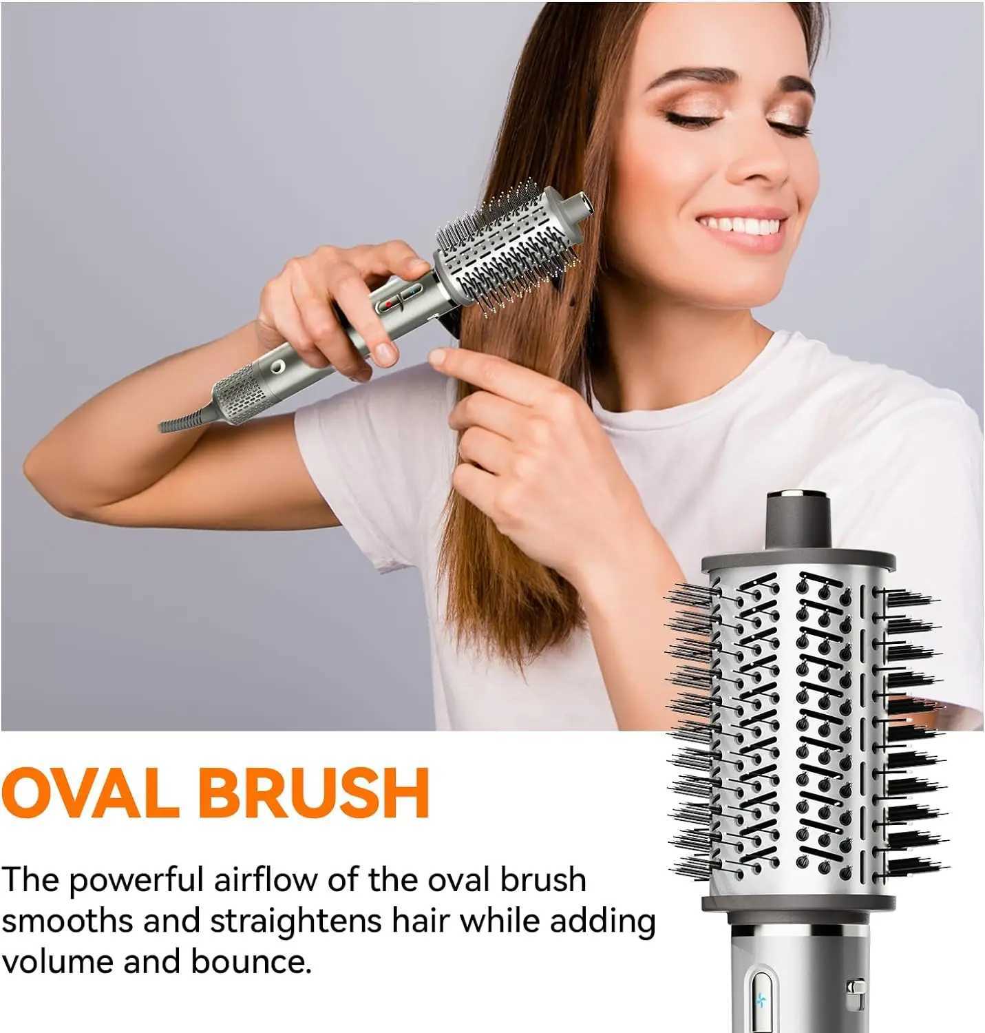 Air Wrap Hair Styler5 in 1 Hair Dryer Brush Set With High-Speed Negative Ionic Blow Dryer Detachable Air Curler auto Air Wrap z250520DOM2