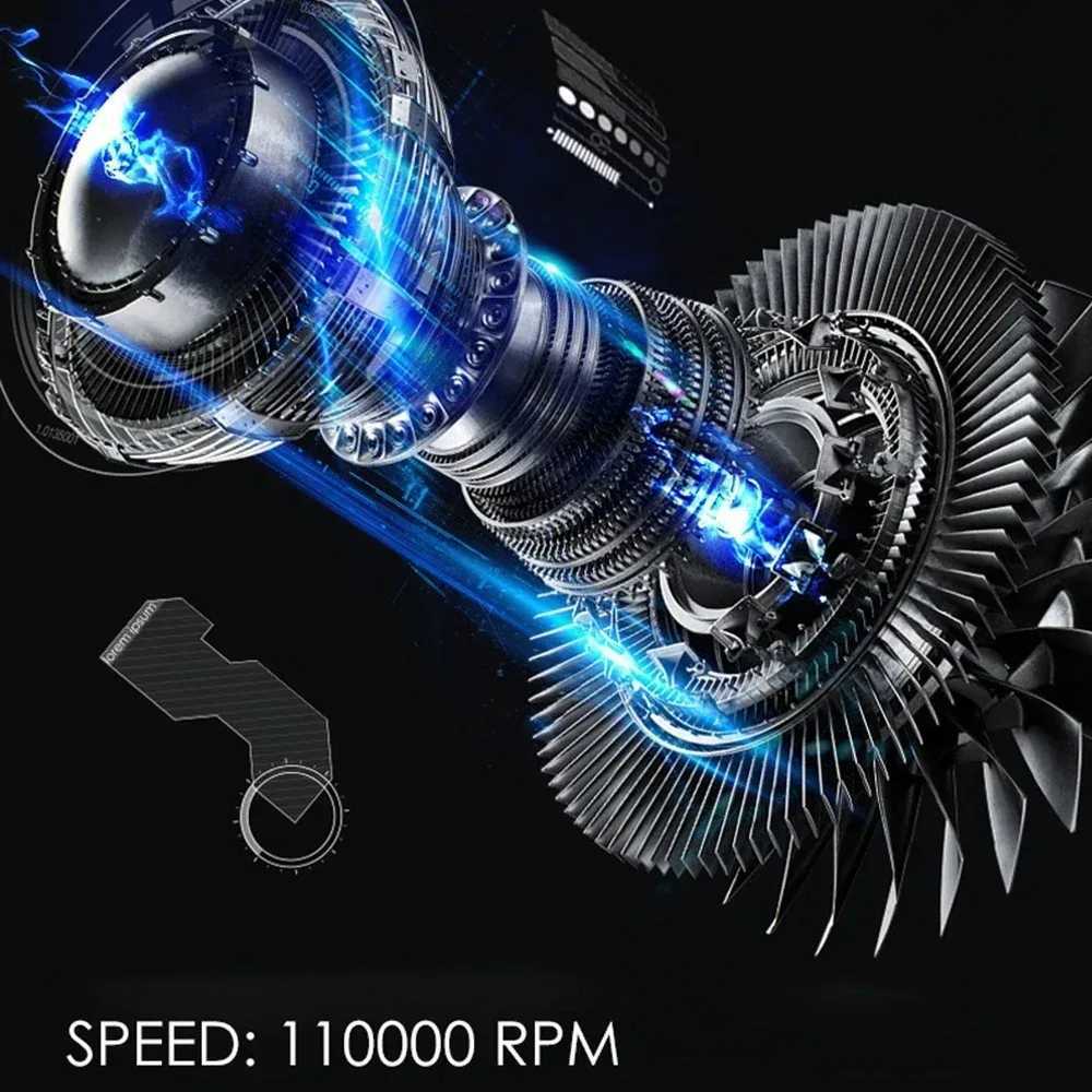 110000rpm Professional Hair Dryer Negative Ion Blow Dryer High Speed Blower Appliance Hair Care Styling Tools Salon/Barber z250520