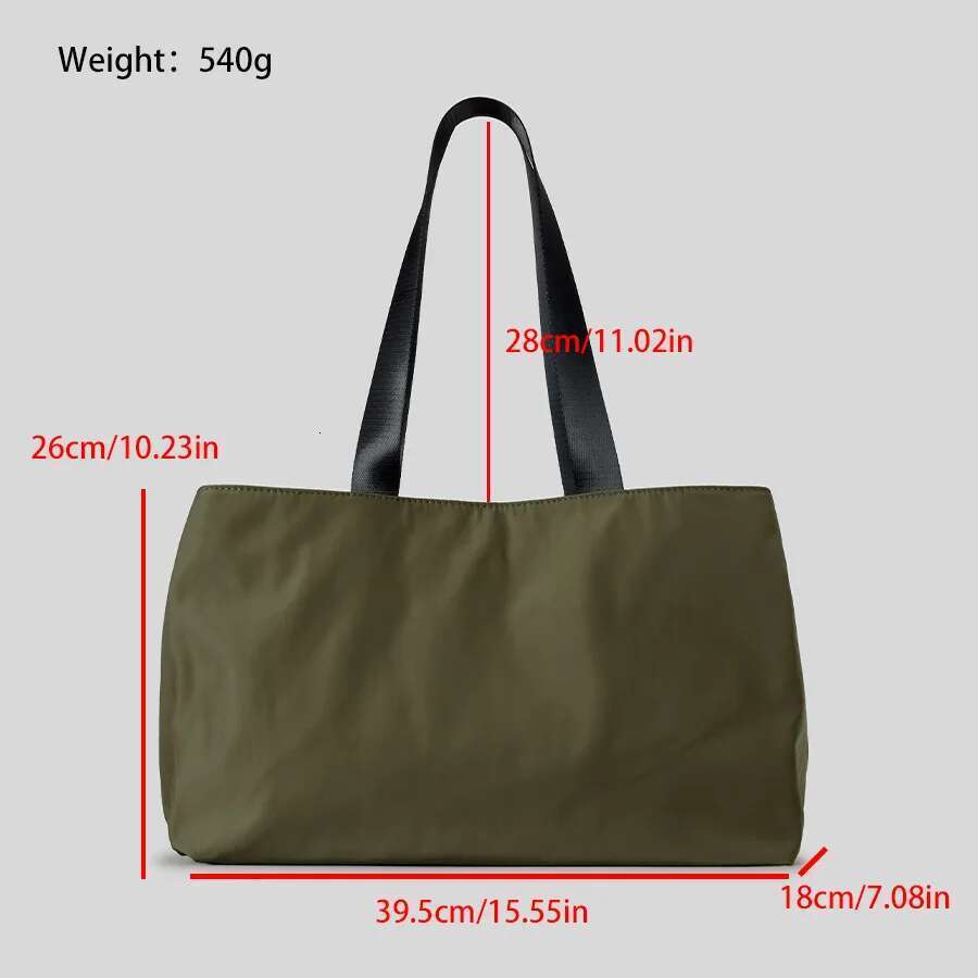 Large Capacity Nylon Shoulder Bag Waterproof Handbag
