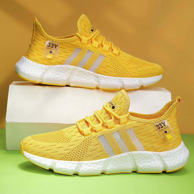 Designer casual shoes 2024 New Breathable Casual Shoes 7-Color Men's Sports Shoes Trendy Shoes Flyknit Men's Shoes E-commerce Explosive Runn