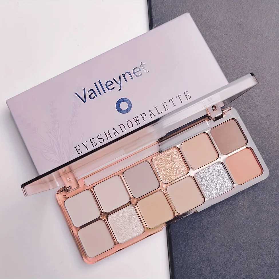 12 Color Eyeshadow Palette Earth Tones Shimmer Matte Waterproof Longlasting Pressed Powder Eye Shadow Palette MakeupXJ250520
