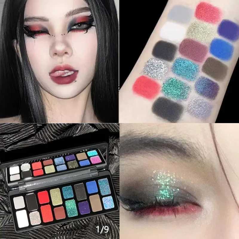 Eyeshadow Palettes Blue Green Earth Color Eye Shadow Spring Summer Cool Tone Shadow Palette Matte Eye Pigments Korea Makeup W250520