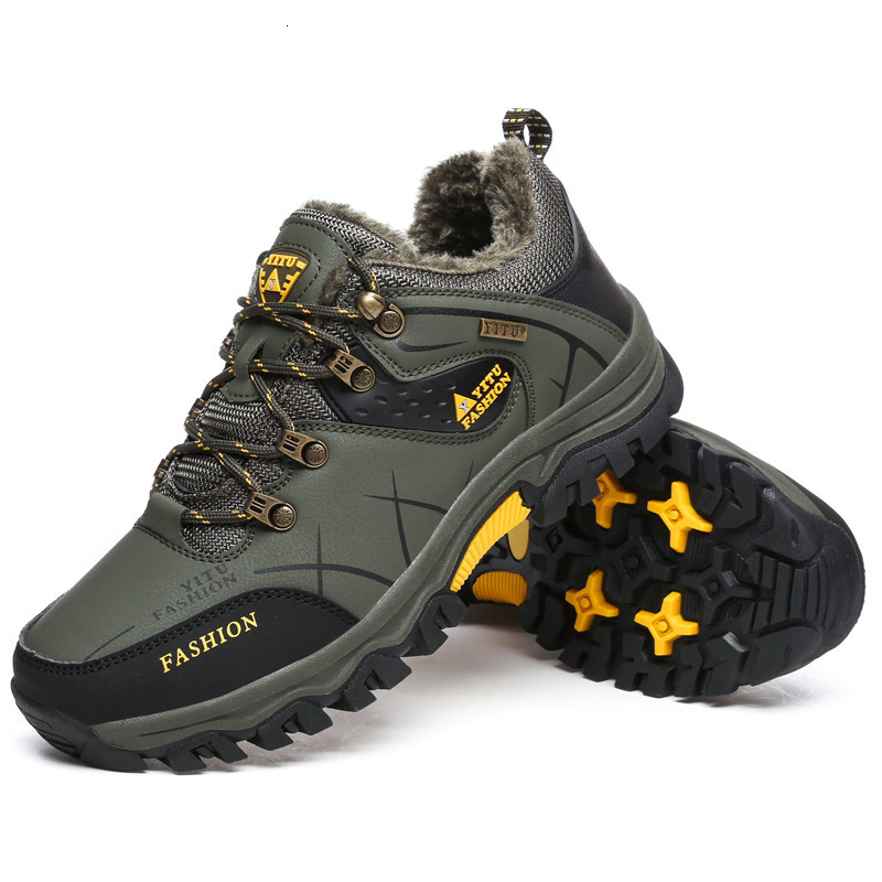 New autumn and winter men's shoes, outdoor sports shoes, hiking shoes, men's plus size travel shoes, casual shoes