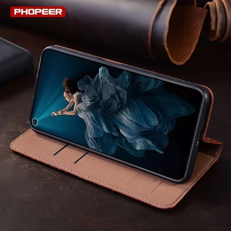 Genuine Leather Case For iPhone 16 E 15 14 13 12 11 Pro Max XS XR 8 7 Plus Mini Flip Magnetic Slot Wallet Cover Coque