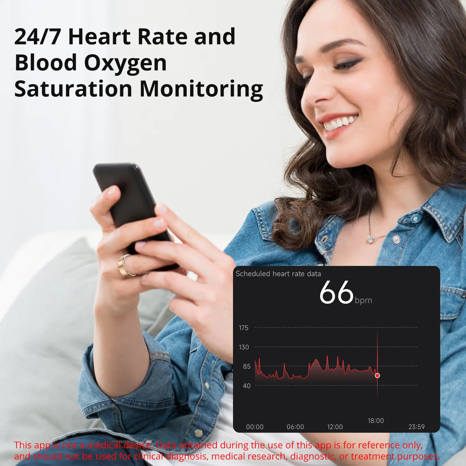 2024 COLMI R02 Smart Ring with Charging Case for Men Women Battery Life 39 Days Health Monitor 5ATM Waterproof 250514