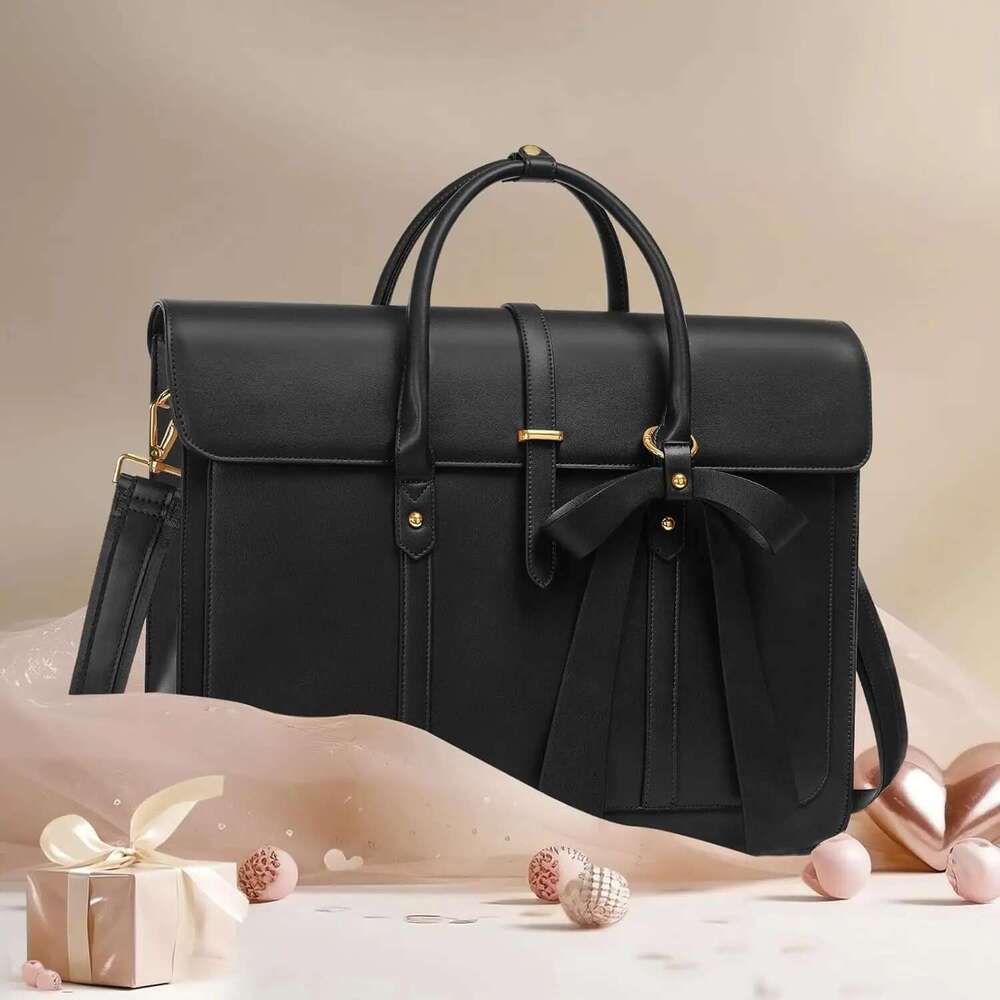 15 15.6 16 inch Laptop for Women Book Air Pro M3 M2 M1 HP Dell Asus Notebook PU Leather Computer Shoulder Bag Backpack