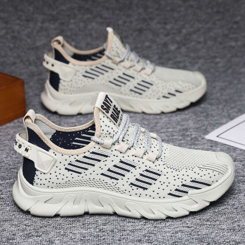 Hot 2025 Hot New Summer Breathable Thin Mesh Men's Sports Soft Bottom Lightweight Running Trendy Shoes