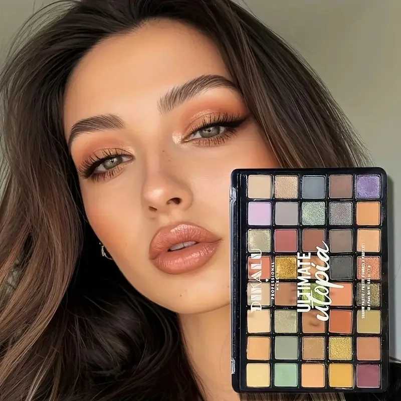 40 Colors Shimmer Eyeshadow Palette Matte Glitter Pigment Eye Shadows Wterproof Korean Eye Makeup Palette CosmeticsXJ250520