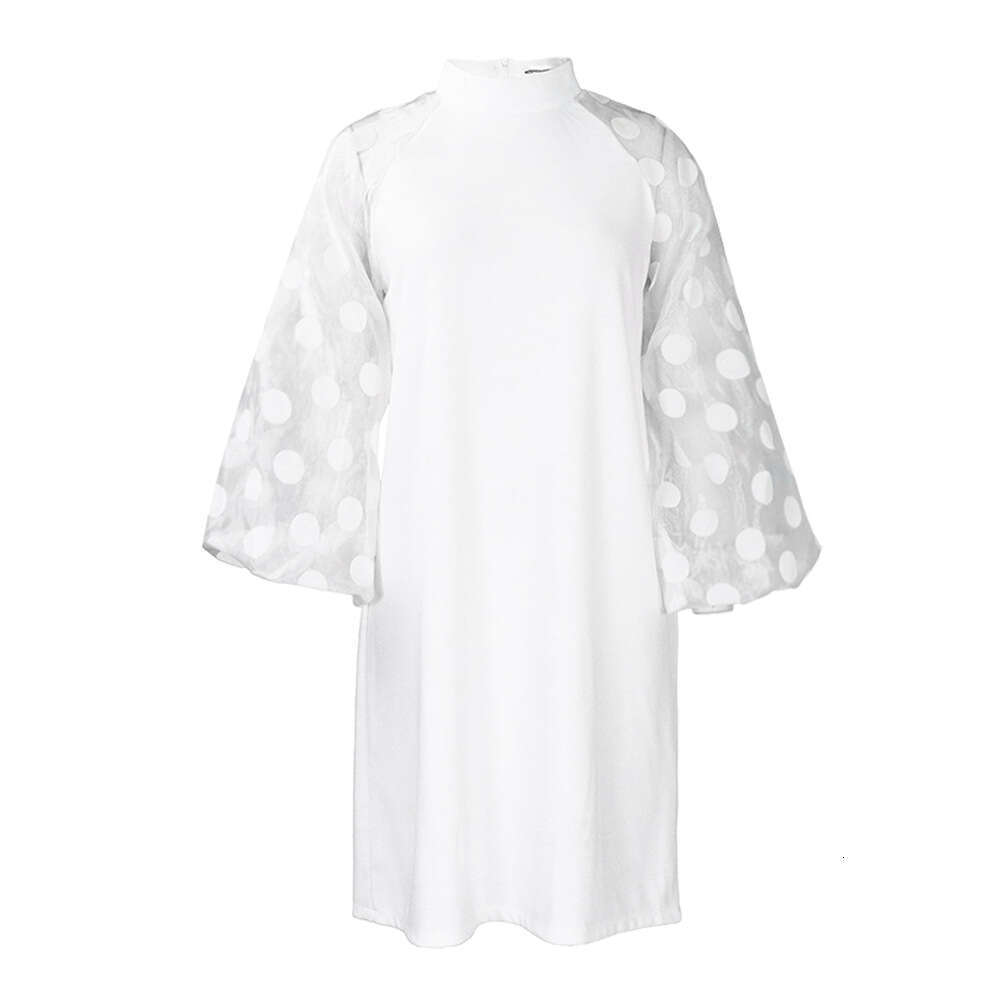Women's Wear Women's Fashion Loose Mesh Splicing Dress