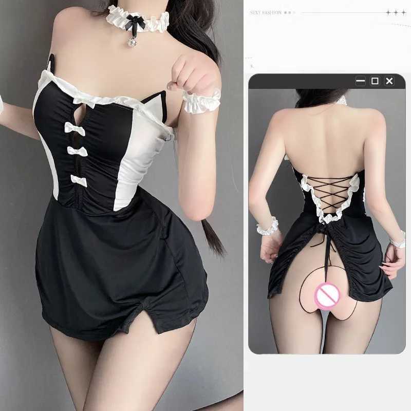 Sexy Lingerie Tight fitting deep busty pretending to be cat girl sexy adult sexy clothes woman Sex shop R250520